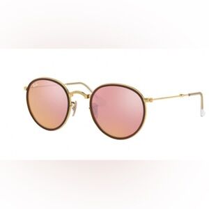 BNWT Pink Foldable Ray Ban Sunglasses